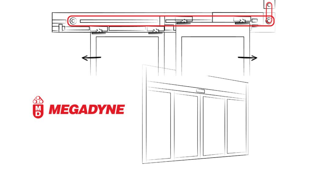 Megadyne timing belts for automated doors