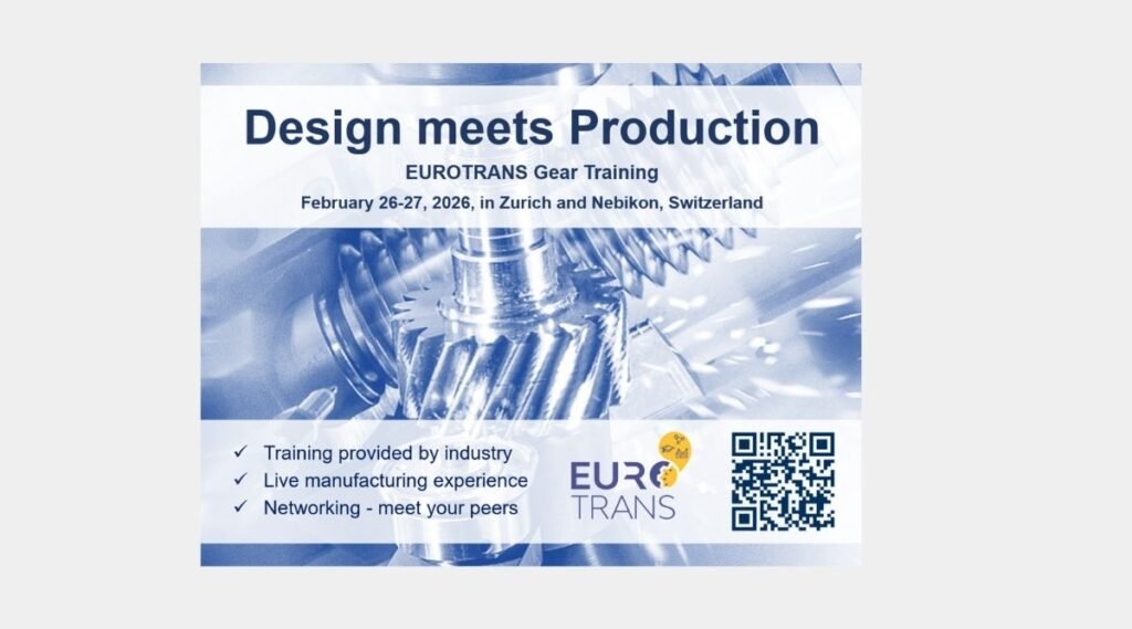 Eurotrans Gear Training to Be Held in Switzerland on 26–27 February 2026