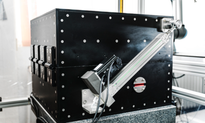 Automated acoustic test cell developed by MRK Systeme and HIWIN for Infineon