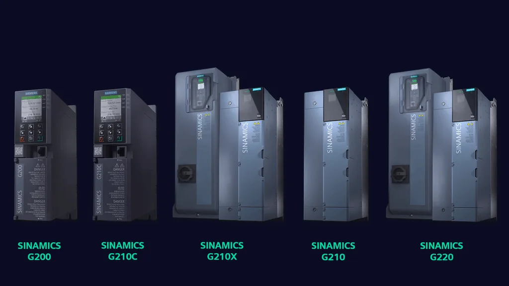 Siemens next-generation Sinamics G drive family including G200, G210C, G210, G210X and G220